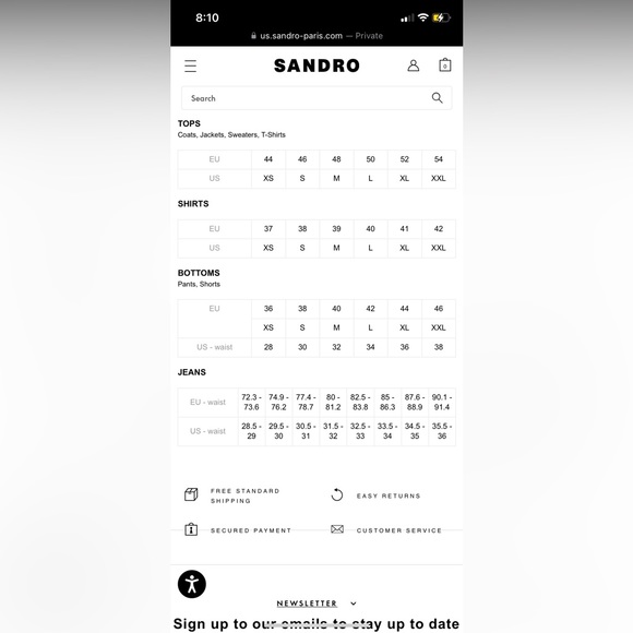 Sandro pants size 38 - Picture 6 of 7